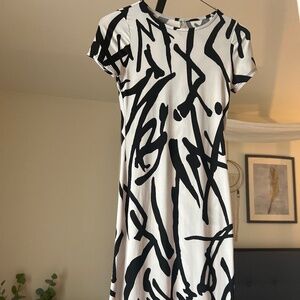 Black and white dress